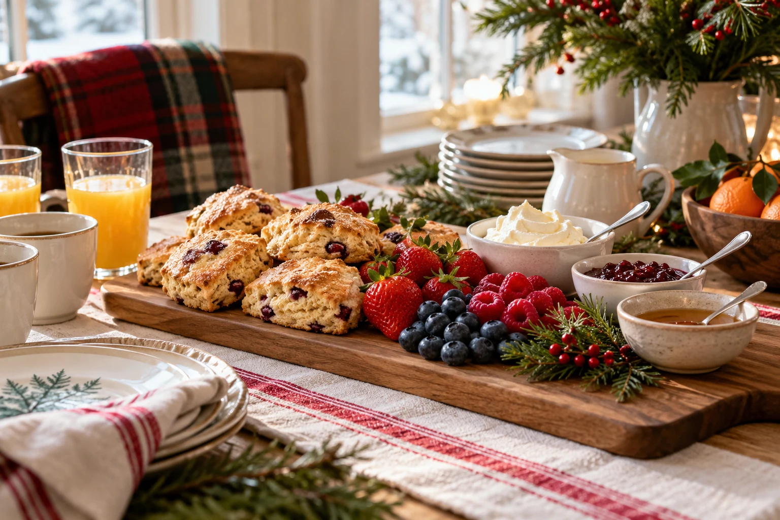 A Simple Christmas Breakfast Board for a Relaxed Morning — editorial illustration