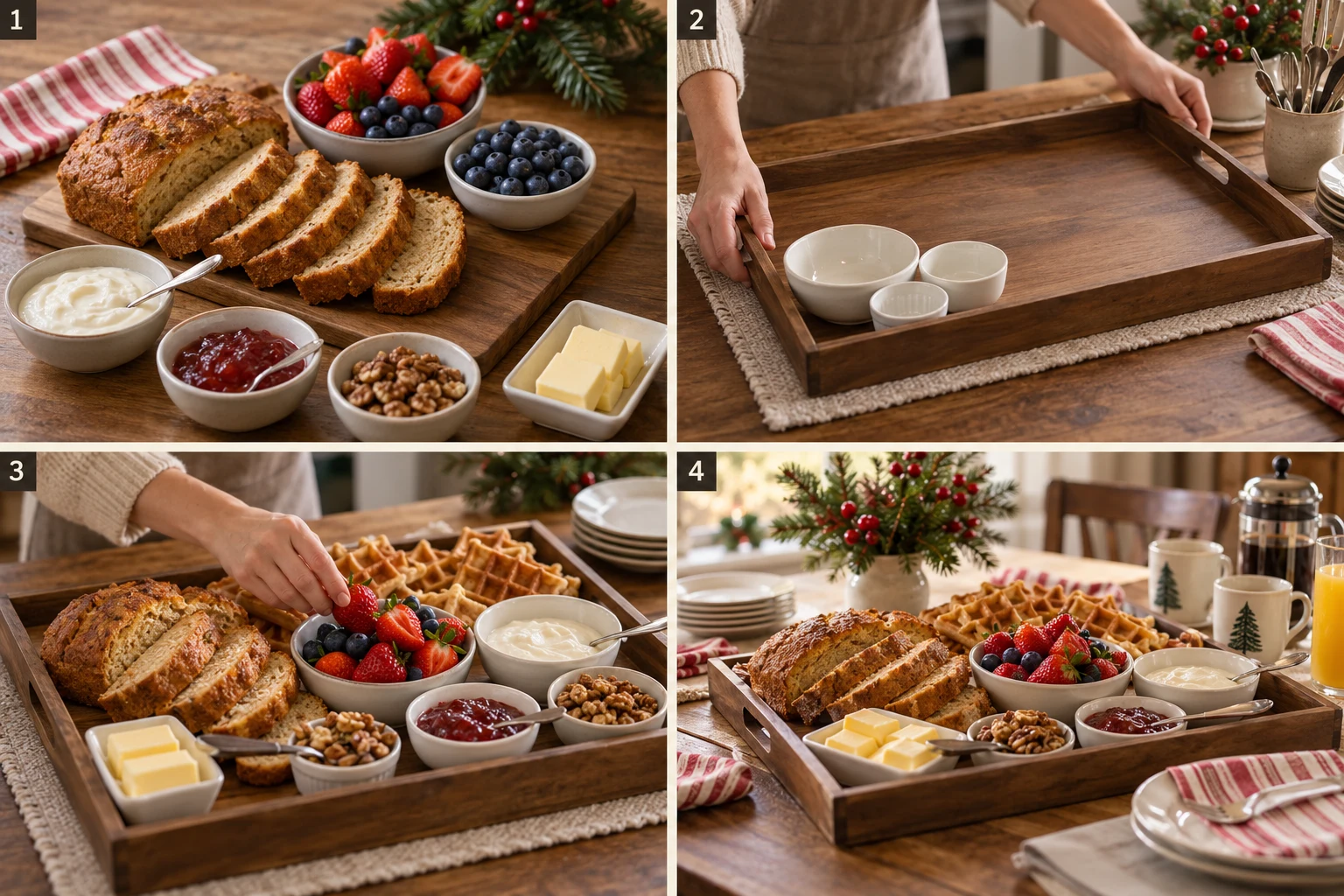 Choose a small breakfast menu: visual illustration for this stage