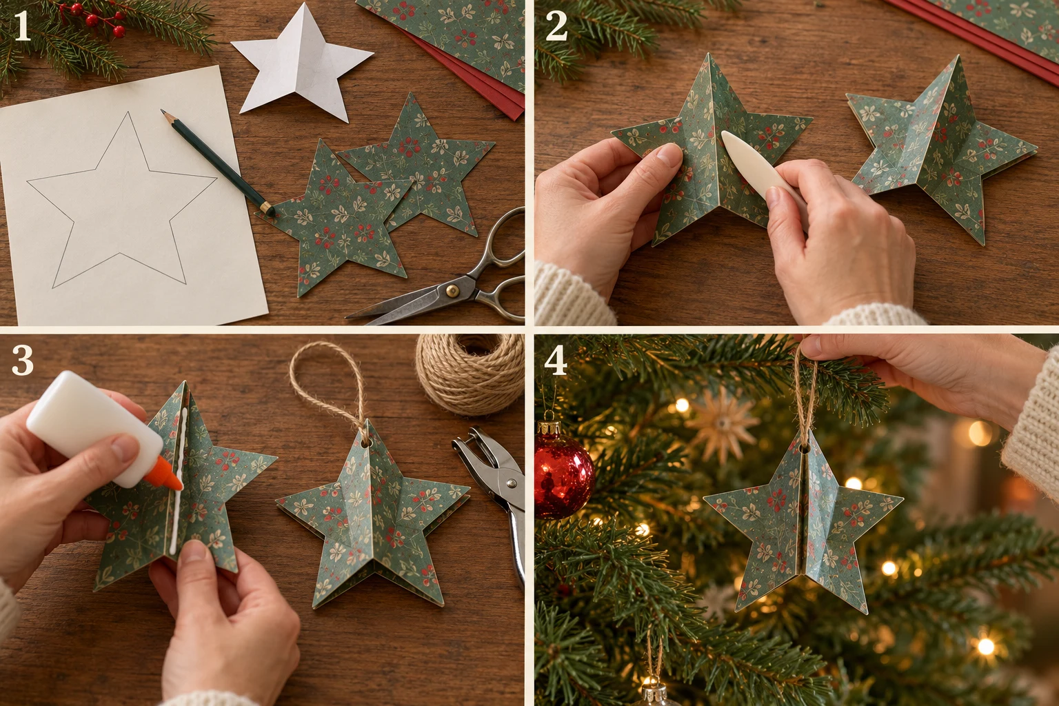 Make a paper pattern: visual illustration for this stage